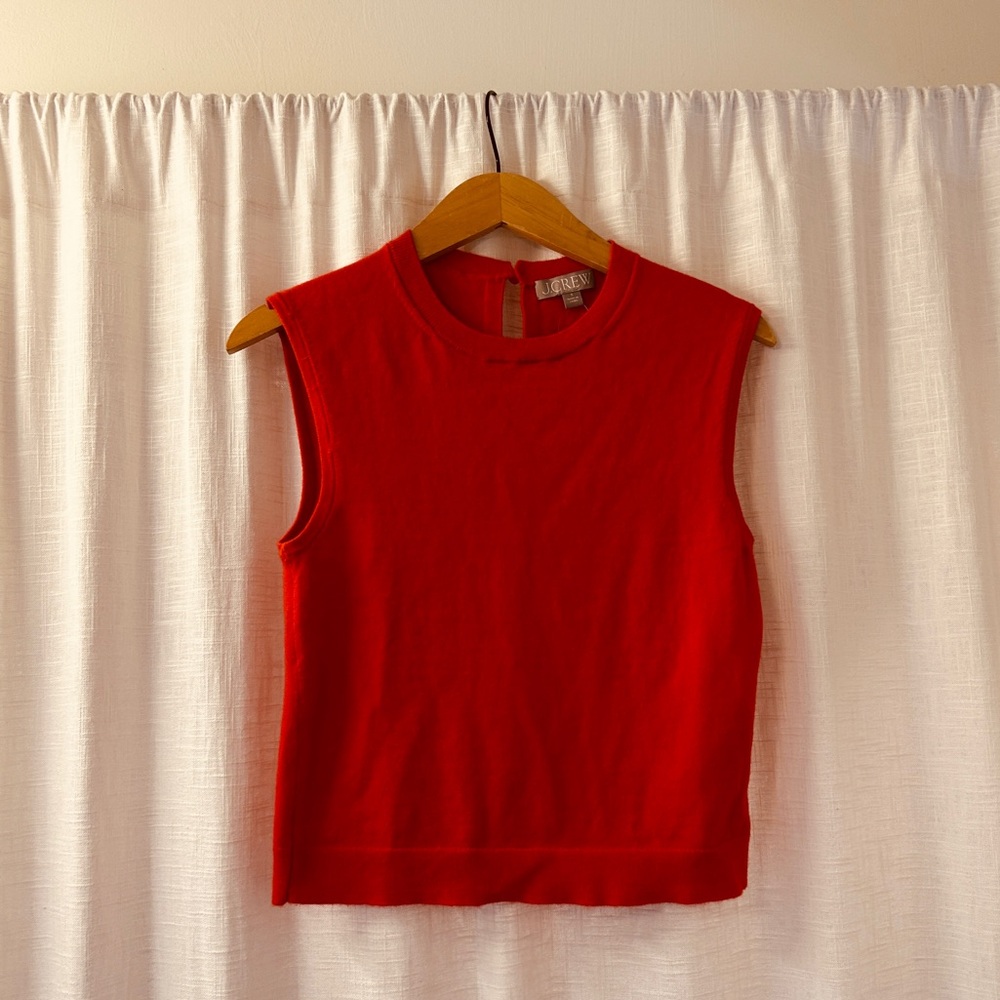 JCrew Cashmere Sleeveless Top